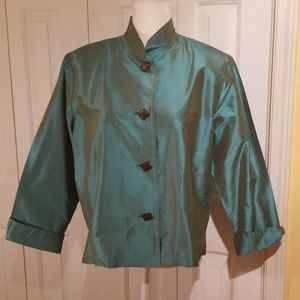Norm Thompson 100% SILK  Ladie's dress jacket